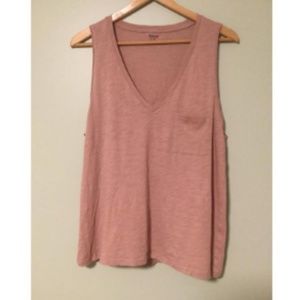 Whisper Cotton V-Neck Tank XS